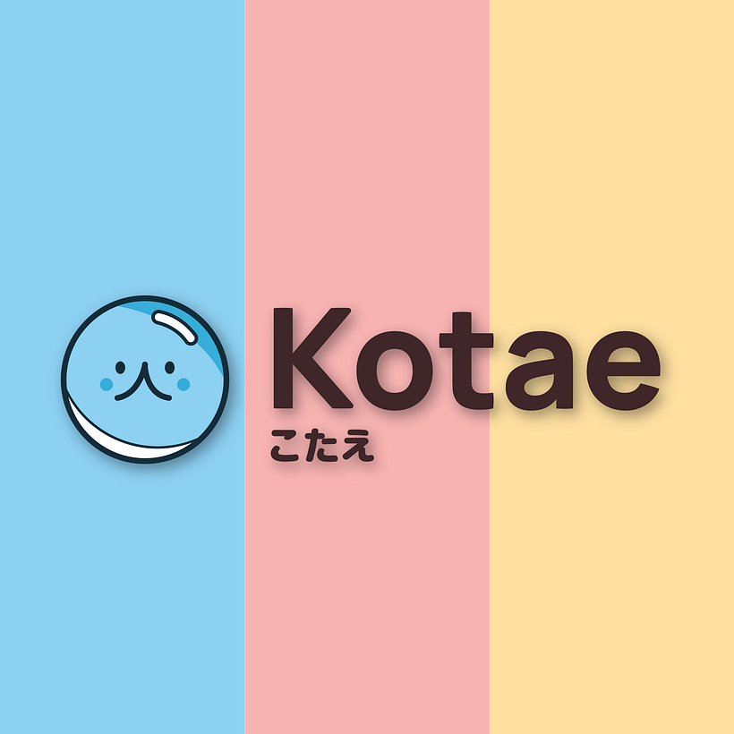 My Conclusion Project: Kotae - Design Manual 1
