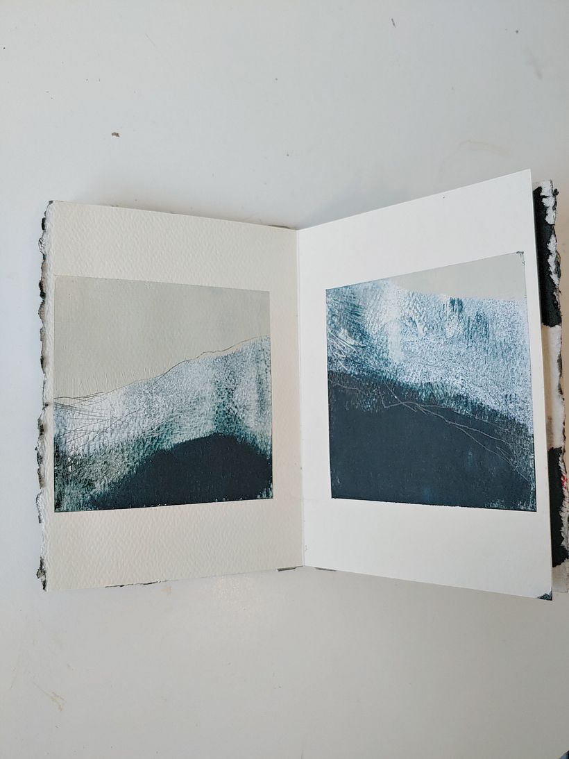 My project in Handmade Binding without Stitches course - Reliure