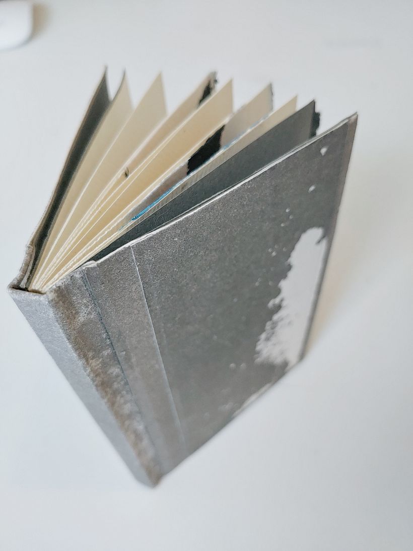 My project in Handmade Binding without Stitches course - Reliure