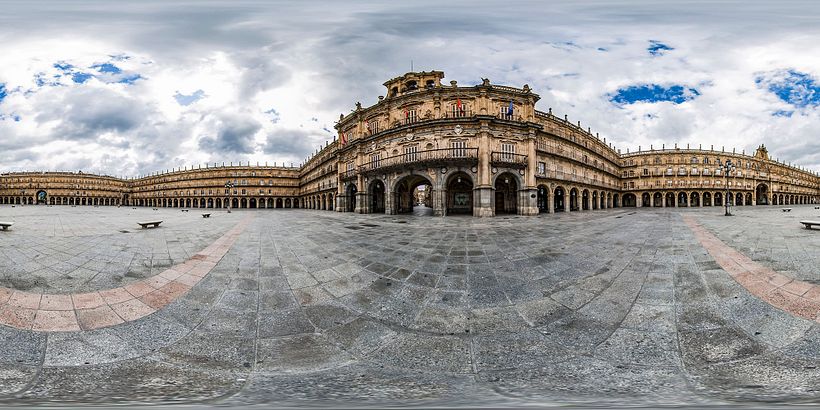 Plaza Mayor (Salamanca): Covid'19 quarantine. RTVE.