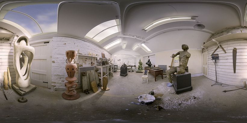 Henry Moore's studio: VR experience by Burberry.