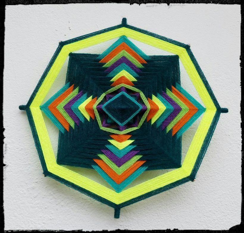 Ojo de Dios - Elyaf Sanatları