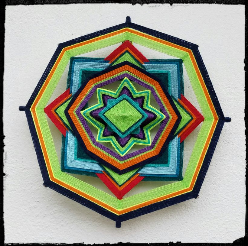 Ojo de Dios - Elyaf Sanatları