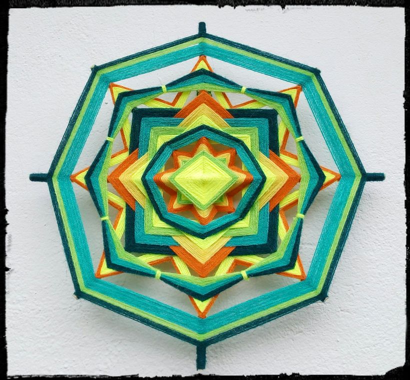 Ojo de Dios - Elyaf Sanatları