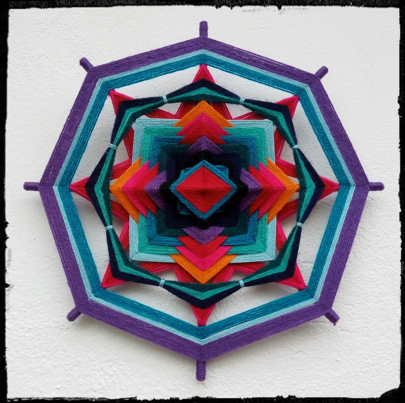 Ojo de Dios - Elyaf Sanatları