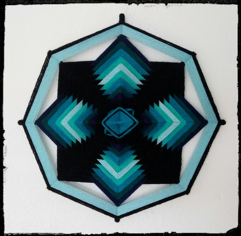 Ojo de Dios - Elyaf Sanatları
