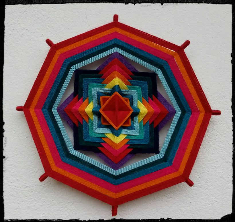 Ojo de Dios - Elyaf Sanatları