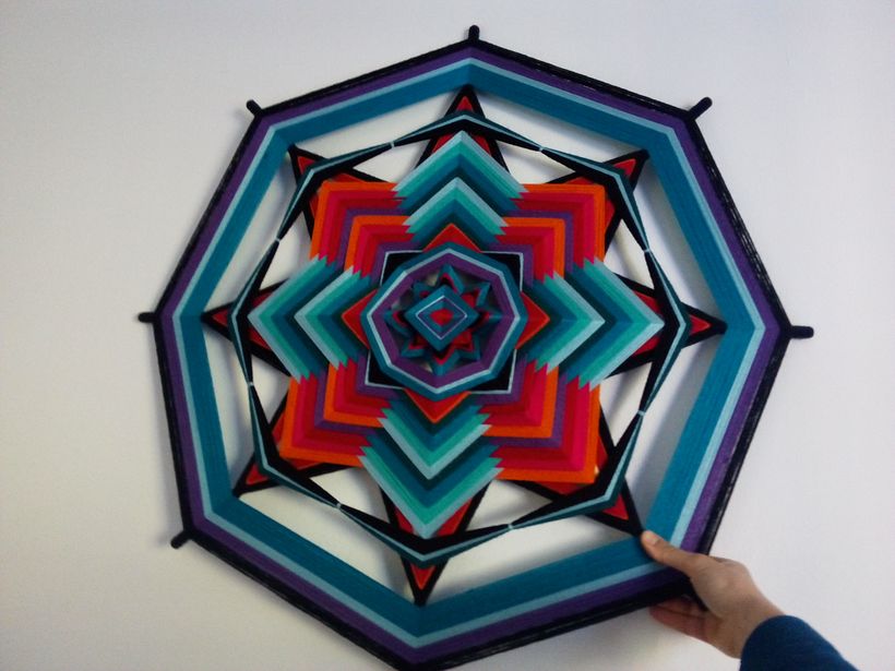 Ojo de Dios - Elyaf Sanatları