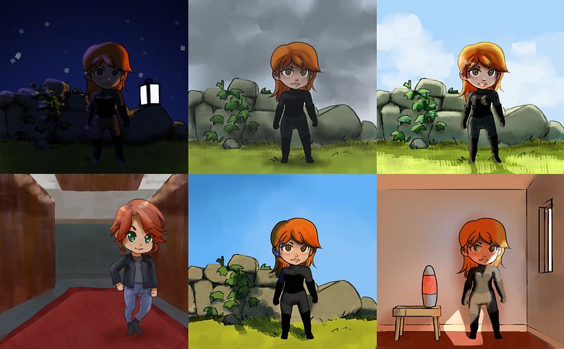 My project in Lighting Principles for Digital Painting course -1