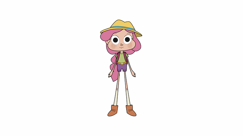 360 Animated rig of Chloe. I created a rig in Toon Boom Harmony to animate her.