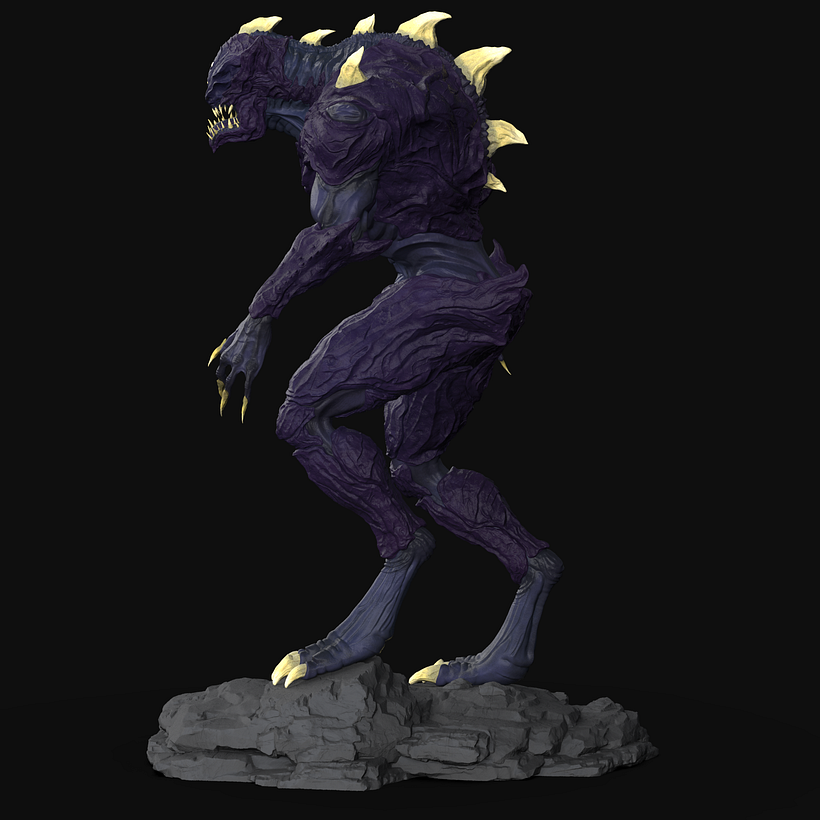 Mi Proyecto del curso: Modelado en ZBrush: del concept art a la criatura final 2