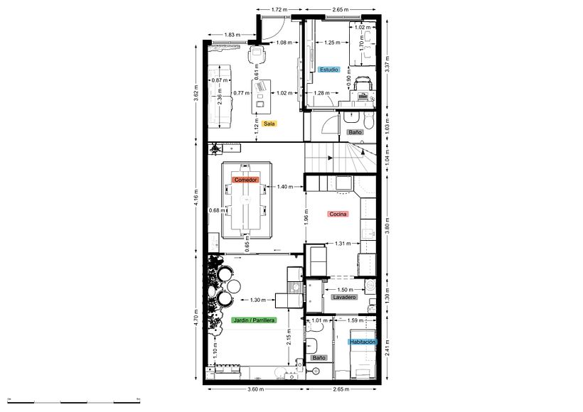 Diseño de Interiores TownHouse Bonaventure Home 0