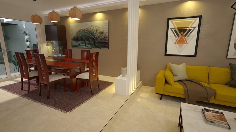 Diseño de Interiores TownHouse Bonaventure Home 4