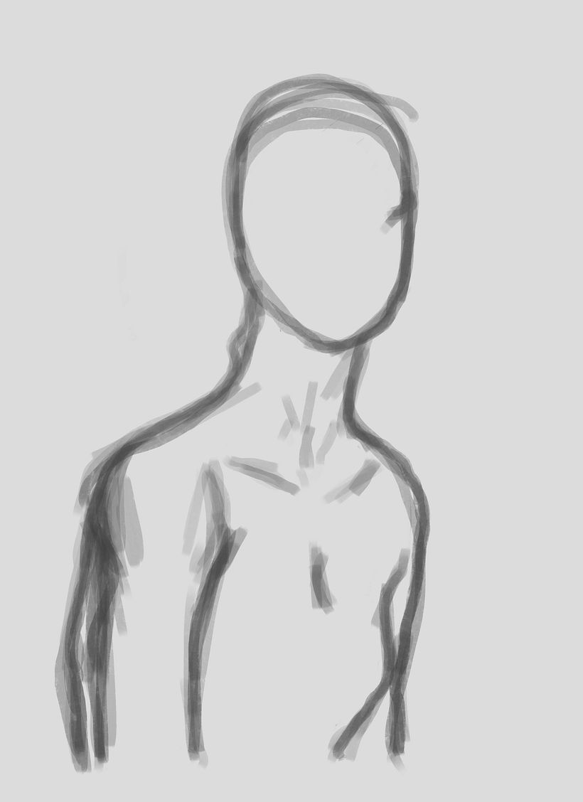 The rough first sketch