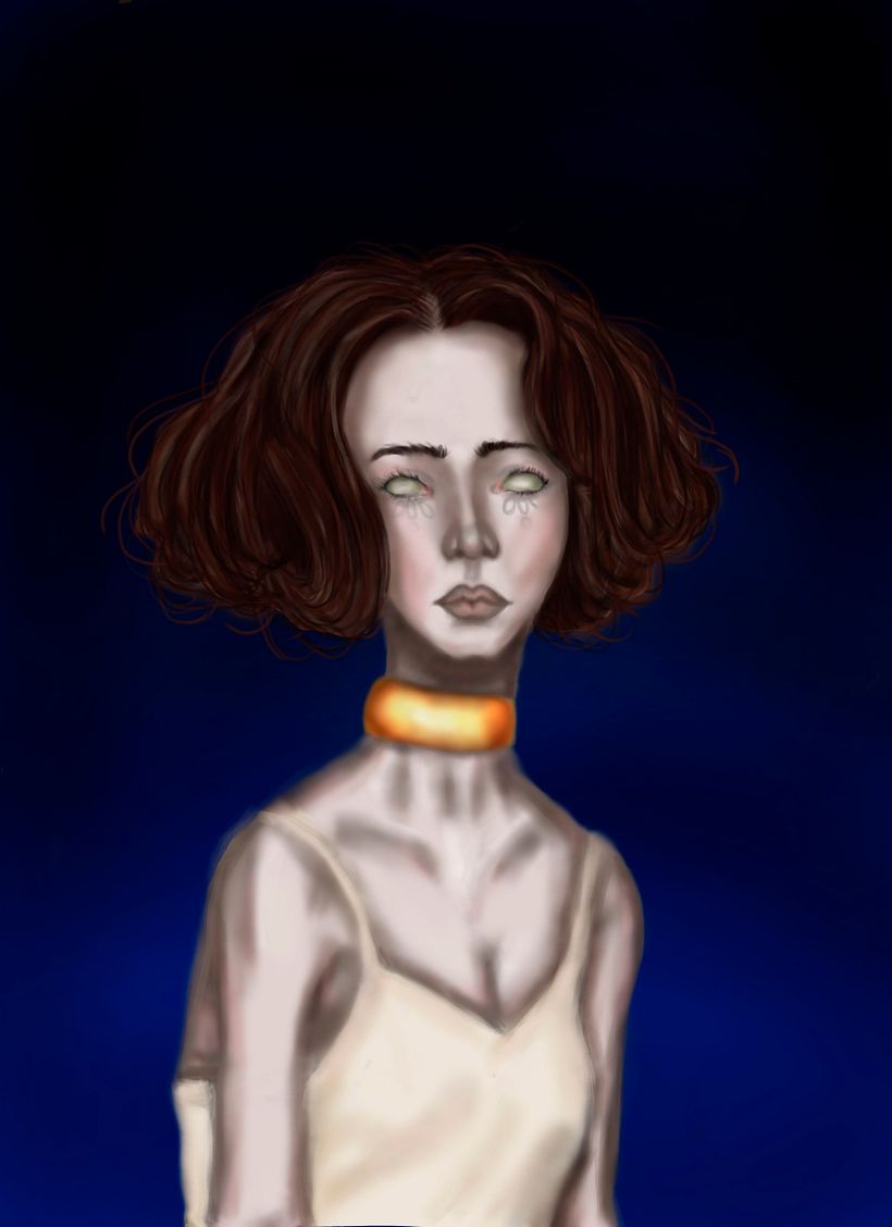 The beginning of the coloring and details