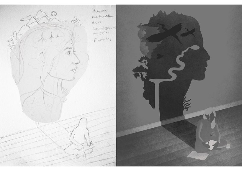 Mi proyecto en el curso de Ilustración Editorial para Revistas 5