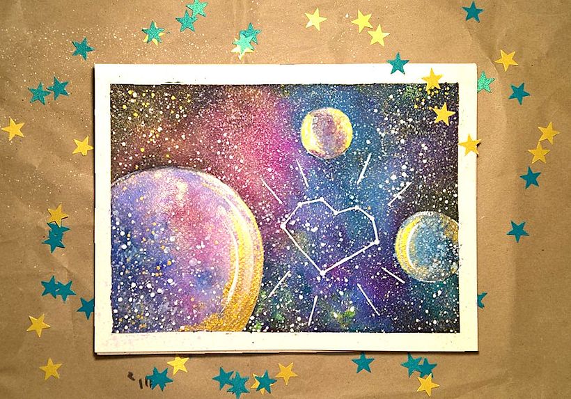 Concurso: pinta tu cielo con acuarela y participa por cursos y un súper kit 1