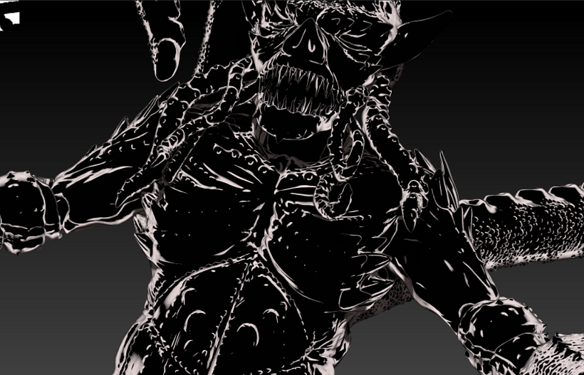 My project in Digital Sculpture of Fantastic Creatures with ZBrush course 2