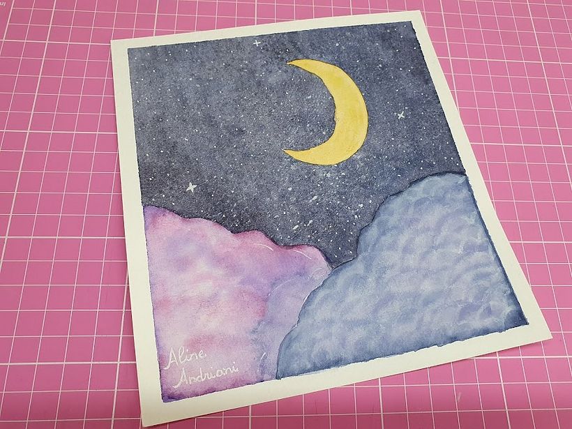 Concurso: pinta tu cielo con acuarela y participa por cursos y un súper kit 1