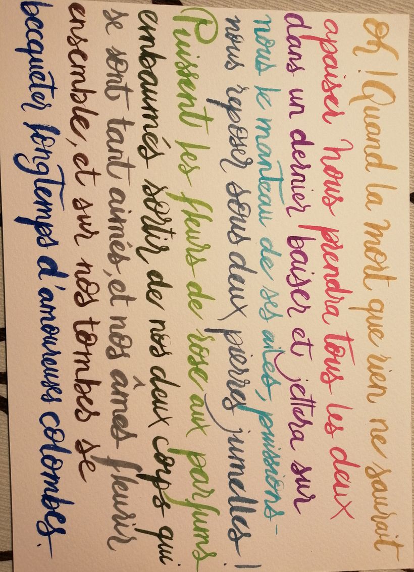 Poema Oh quand la mort 0