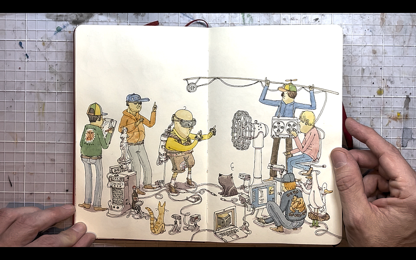 Moleskine sketchbook 38 4