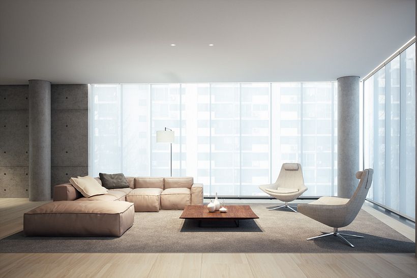 Peter Guthrie interior lighting study with Fstorm Render 1