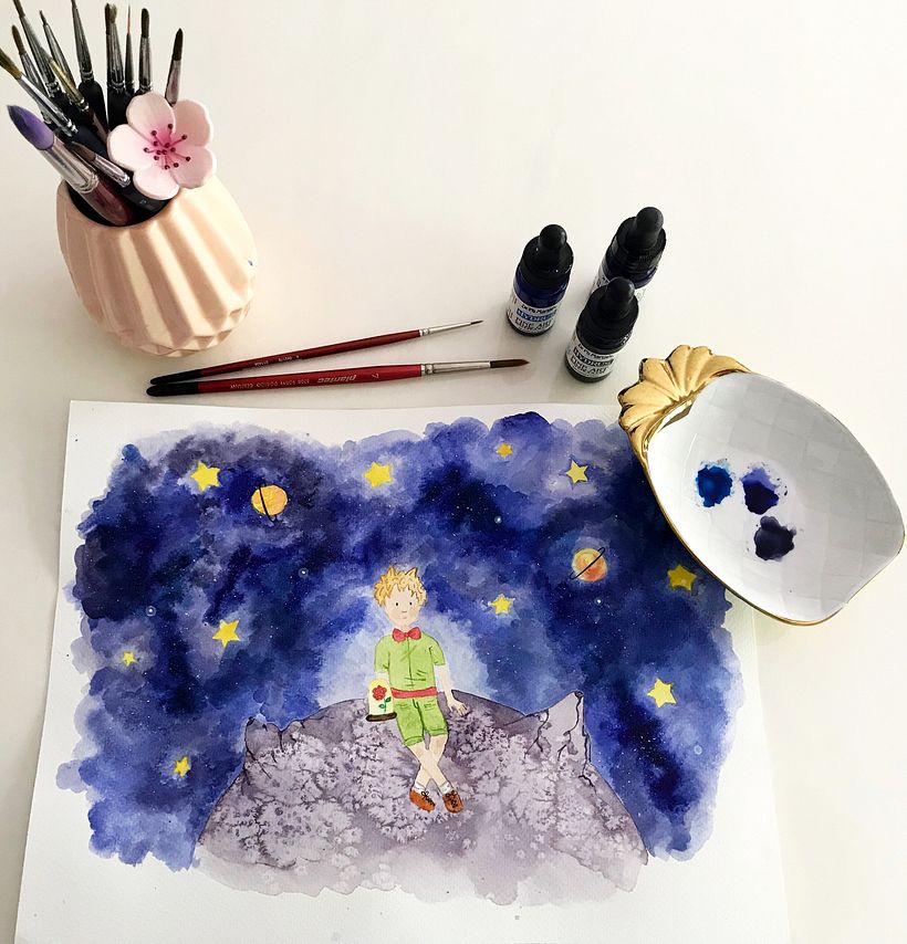 Concurso: pinta tu cielo con acuarela y participa por cursos y un súper kit 1