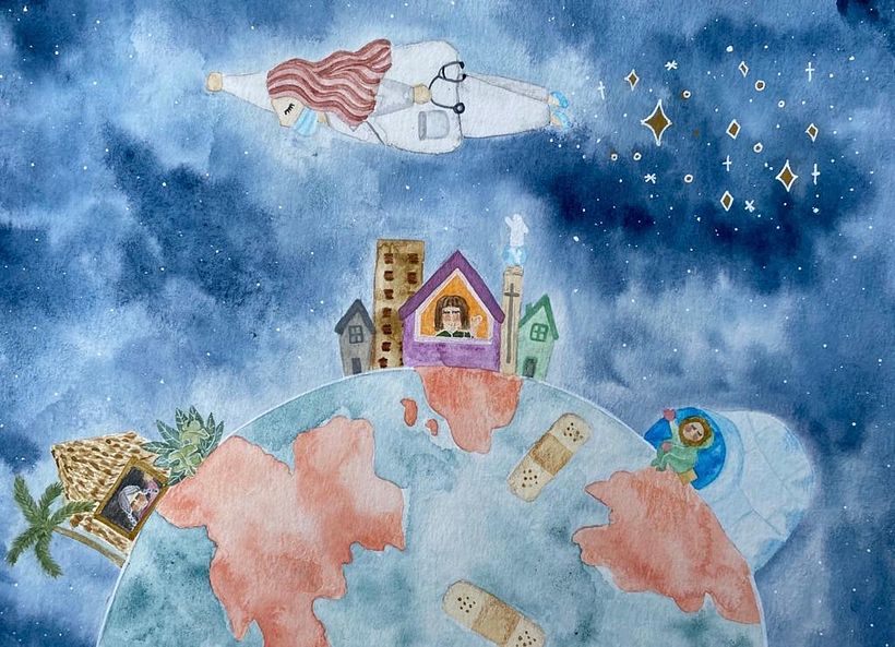 Concurso: pinta tu cielo con acuarela y participa por cursos y un súper kit 1