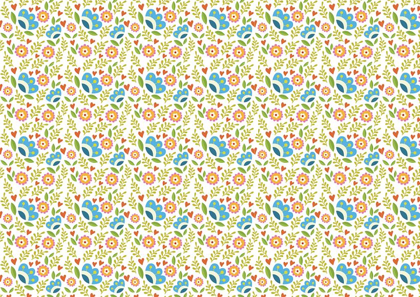"Love" print and pattern made with love) 2