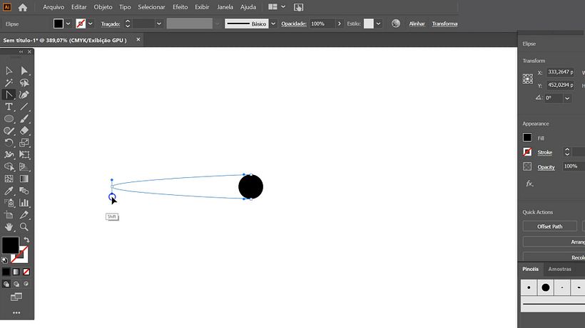Illustrator Tutorial: How to Create a Brush for Vector Portraits 5