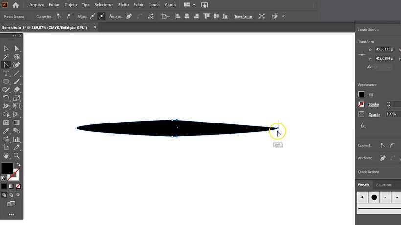Illustrator Tutorial: How to Create a Brush for Vector Portraits 6
