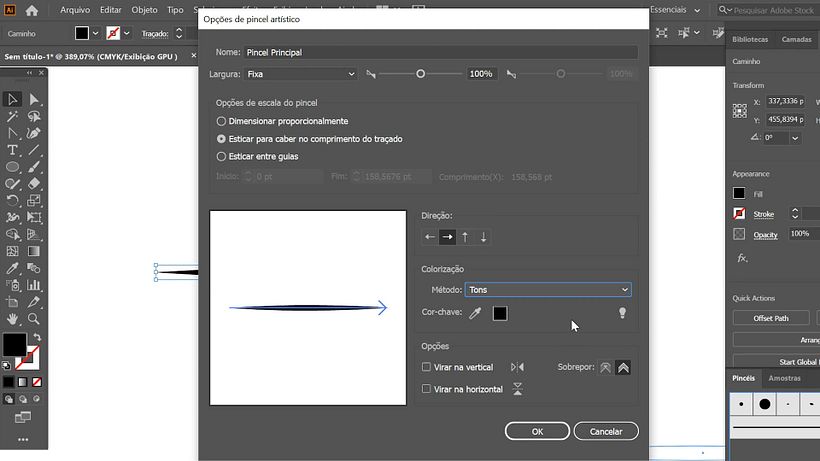 Illustrator Tutorial: How to Create a Brush for Vector Portraits 10