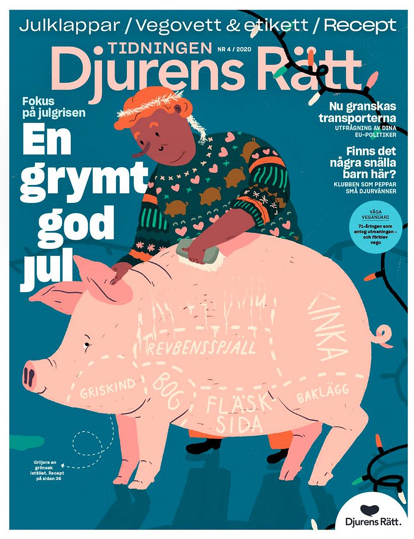 Editorial illustrations: Djurens Rätt 0