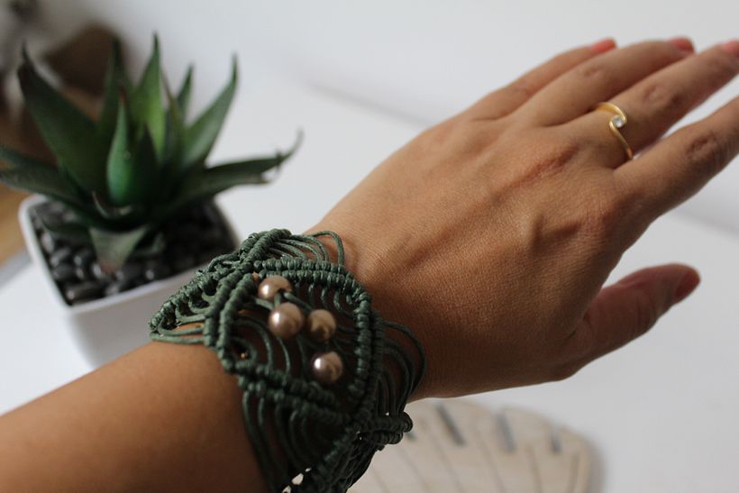 Mi Proyecto del curso: Joyería en macramé 1