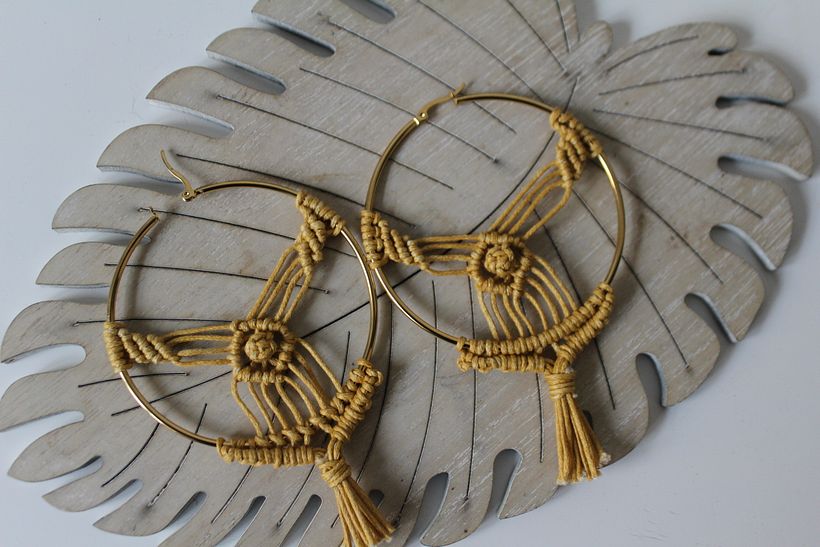 Mi Proyecto del curso: Joyería en macramé 3