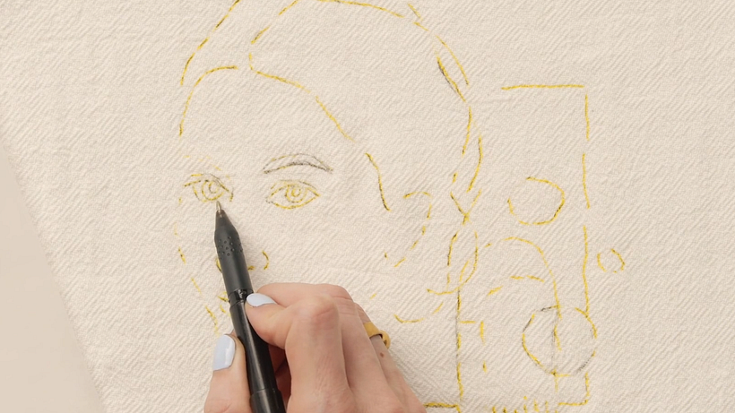 Embroidery Tutorial: How to Transfer Your Design from Paper to Fabric 11