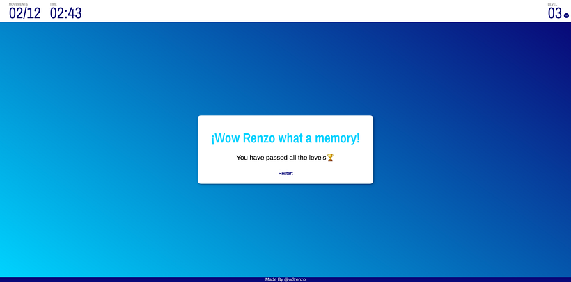 Mi Proyecto del curso: Introducción a la programación en JavaScript 3