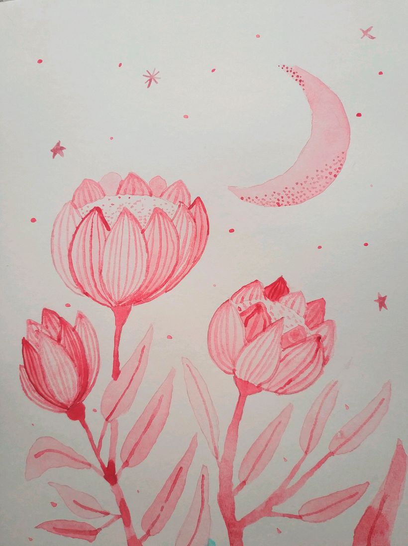 Monocromático - Crimson Lake (Sakura Koi)