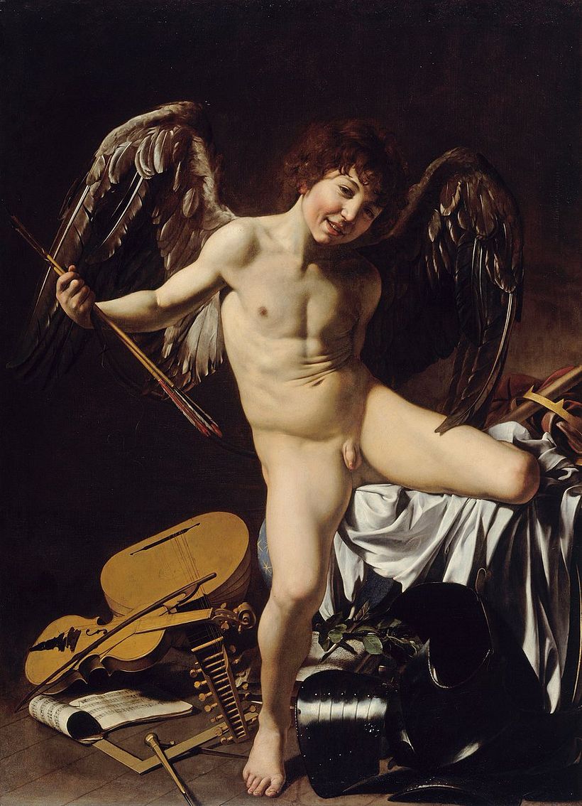 "Amor Vincit Omnia", by Caravaggio (1602)