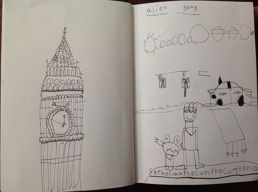 My project in The Art of Sketching: Transform Your Doodles into Art course 3