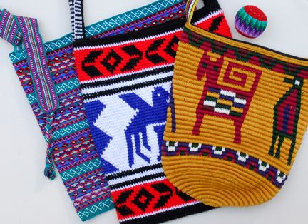 Contemporary crochet pieces from Guatemala. Photo: ArtProf