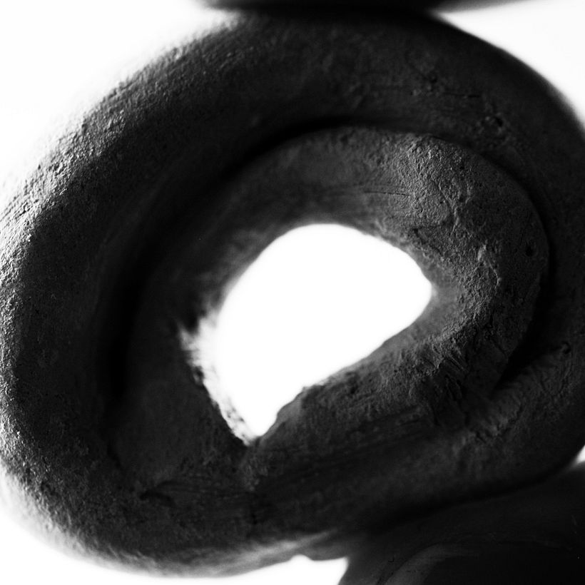 Interpretación en 3D: piezas de cerámica.