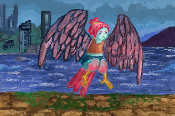 My project in Introduction to Character Design in Pixel Art course 0