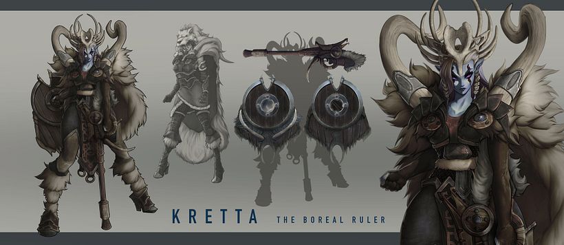 Concepto de Personajes: KRETTA 1