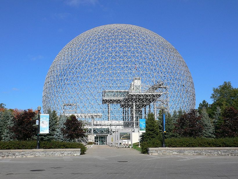 Montreal Biosphere. Former United States pavilion constructed for Expo 67, designed by R. Buckminster Fuller. Pho