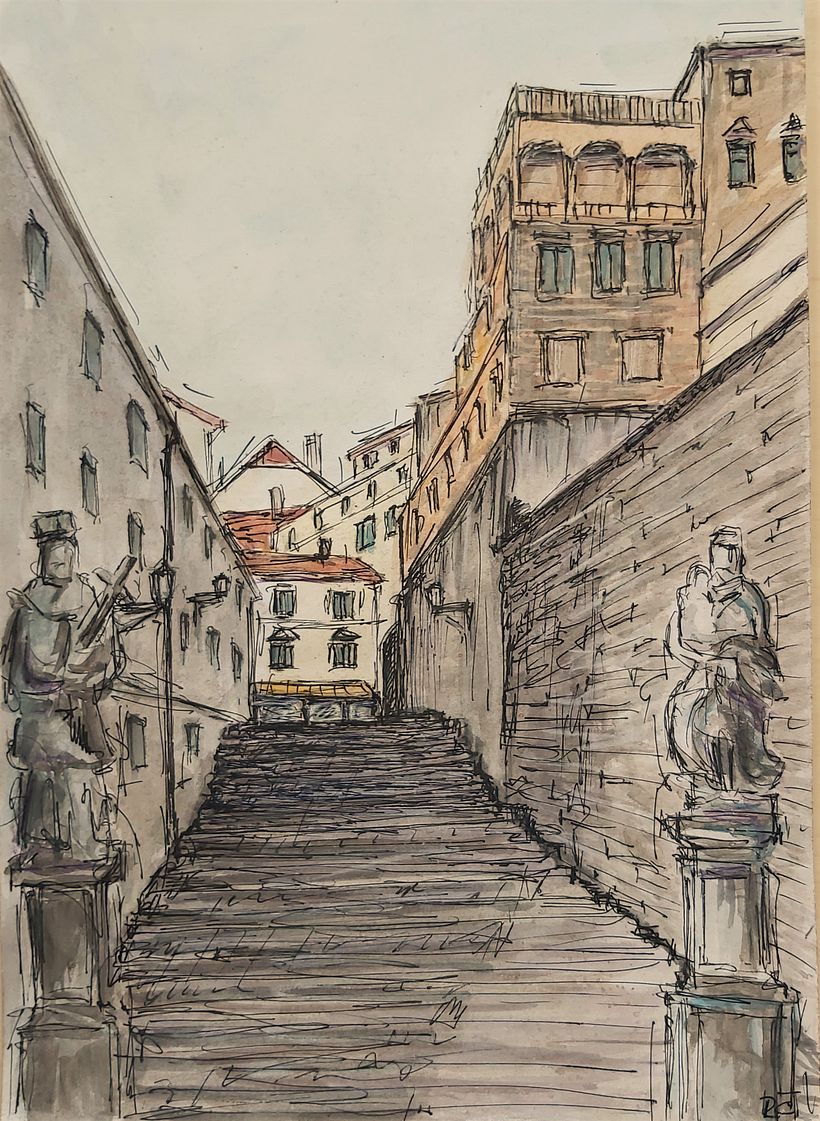 This picture of one small Prague street is my final project. 