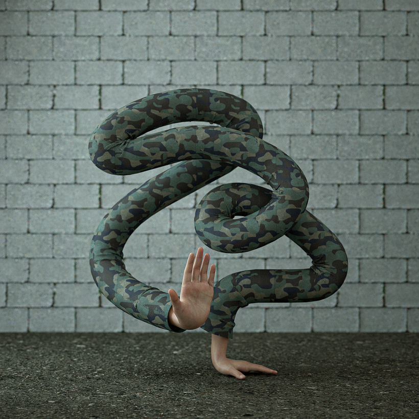 Meu projeto do curso: Arte 3D abstrata -1