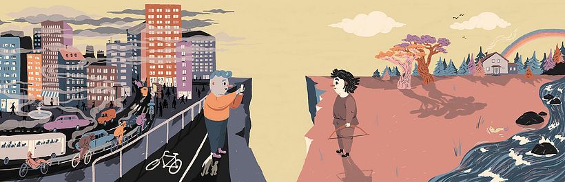 Editorial illustration: Dagens Nyheter 1