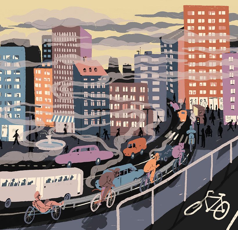 Editorial illustration: Dagens Nyheter 2