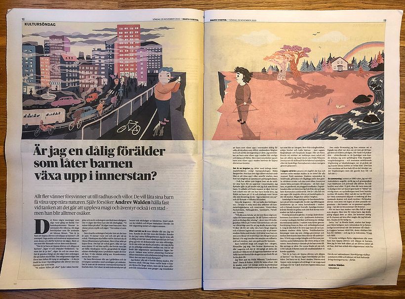 Editorial illustration: Dagens Nyheter 0